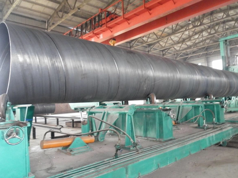 Construction Hydraulic Carbon Spiral Steel Pipe API 5L X52 SSAW Spiral Welded Steel Pipe Mill for Oil and Gas Line