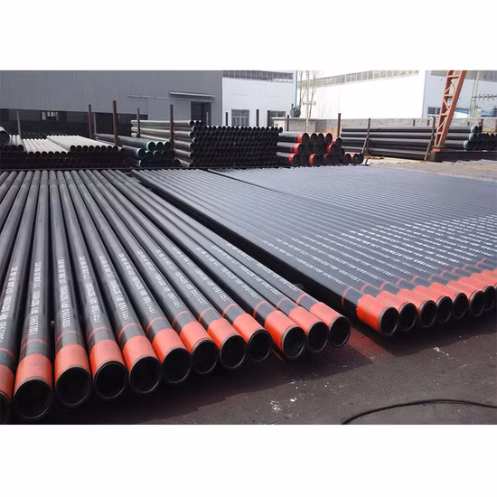 API 5CT Oilfield Casing Conductor OCTG Steel Pipe Seamless Carbon Steel R3 for Varnish Black